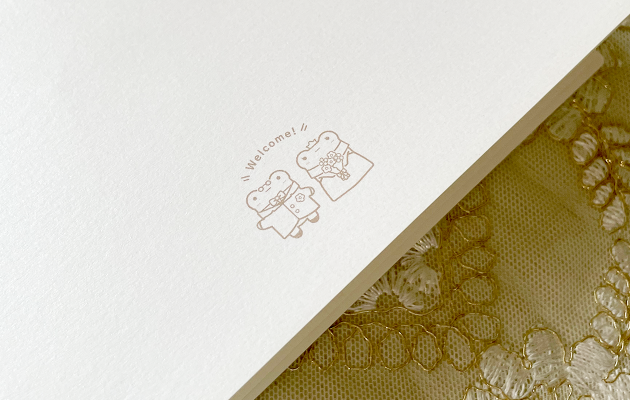 結婚式の招待状の裏面